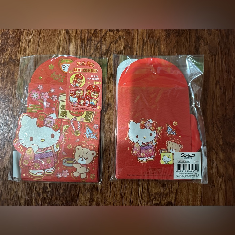Hello Kitty Red Packet- 6 cts